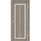 Двері Кіпр Europe Doors дуб тоскано зі склом (сатин матовий)