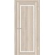Двері Кіпр Europe Doors дуб тусон зі склом (сатин матовий)