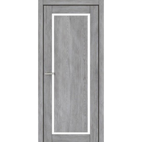 Двері Кіпр Europe Doors бук попелястий зі склом (сатин матовий)