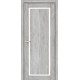 Двері Кіпр Europe Doors західний клен зі склом (сатин матовий)
