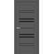 Двері Туреччина Europe Doors графіт зі склом (чорне)