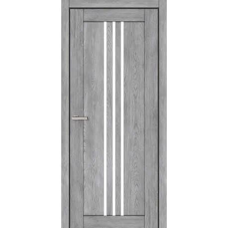 Двері Люксембург Europe Doors бук попелястий зі склом (сатин матовий)