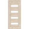 Двери Грация сосна Карелия со стеклом (сатин матовый)