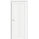 Двері Люксембург Europe Doors дуб сніжний зі склом (сатин матовий)