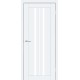 Двери Албания Europe Doors белый со стеклом (сатин матовый)