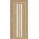Двери Албания Europe Doors дуб ларедо со стеклом (сатин матовый)