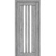 Двери Албания Europe Doors бук пепельный со стеклом (сатин матовый)