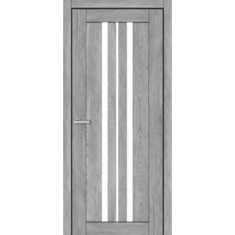 Двери Албания Europe Doors бук пепельный со стеклом (сатин матовый)