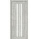 Двери Албания Europe Doors бетон со стеклом (сатин матовый)