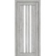 Двери Албания Europe Doors клен западный со стеклом (сатин матовый)