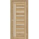 Двери Германия Europe Doors дуб ларедо со стеклом (сатин матовый)