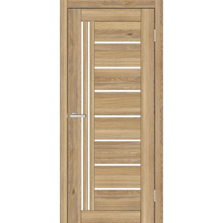 Двери Германия Europe Doors дуб ларедо со стеклом (сатин матовый)