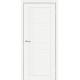 Двери Германия Europe Doors дуб снежный со стеклом (сатин матовый)