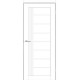 Двери Германия Europe Doors белый матовый со стеклом (сатин матовый)