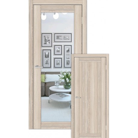 Двери Норвегия Europe Doors дуб тусон глухое + зеркало