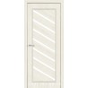 Двери Паула сосна Сицилия со стеклом (сатин матовый)