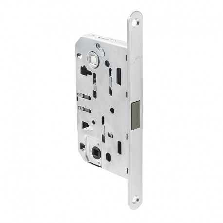 Замок врізний HISAR WC CX 410B магнітний язичок SN (нікель матовий) 