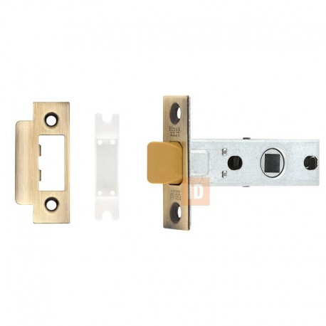 Замок-защіпка HISAR HD-02 (PL) (25 мм) AB (старая бронза), пластиковий язичок