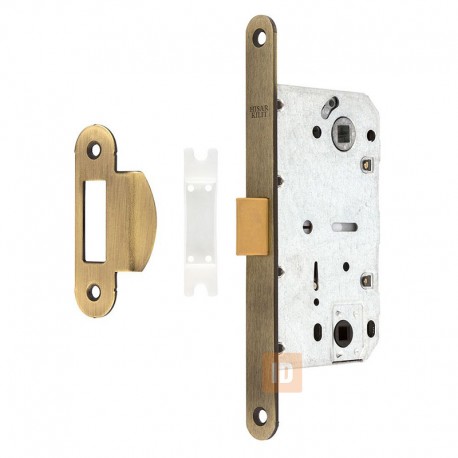 Замок врізний HISAR (96*50WC)+504.22 SD 410B-S (PL) пластиковий язичок