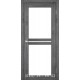 Двери КОРФАД MILANO ML-05 дуб марсала со стеклом (сатин матовый)