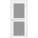 Двери КОРФАД MILANO ML-05 ясень белый со стеклом (сатин матовый)
