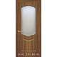 Двери Прима ПВХ ольха европейская со стеклом (сатин матовый)