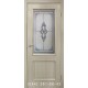 Двери Версаль ПВХ дуб беленый со стеклом (матовое) + фото