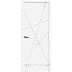 Двері Cortex Геометрія 01 ОМІС білі матові