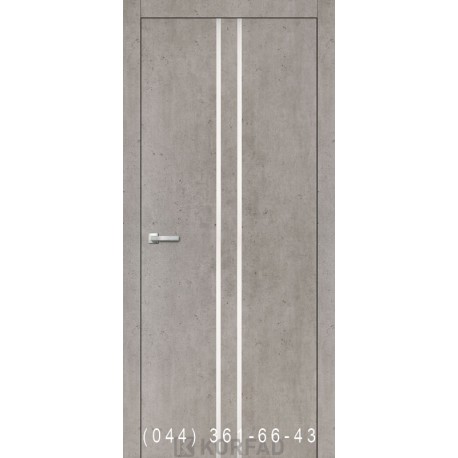 Двері Корфад ALUMINIUM LOFT PLATO ALP-02 лайт бетон