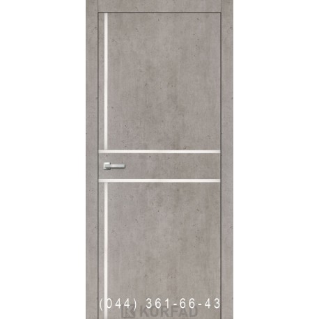 Двери Корфад ALUMINIUM LOFT PLATO ALP-06 лайт бетон