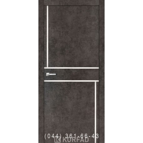 Двері Корфад ALUMINIUM LOFT PLATO ALP-07 лофт бетон