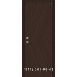 Двері рівні шпон діагональ Fusion F-42