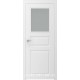 Двері фарбовані UNO 3 білі з матовим склом