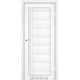 Двери FLORENCE FL-06 Корфад белая лиственница со стеклом (сатин матовый)