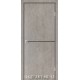 Двері DECO LOFT PLATO DLP-01 Корфад лайт бетон глухе + декор (чорний)