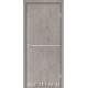 Двери DECO LOFT PLATO DLP-01 Корфад лайт бетон глухое + декор (никель)