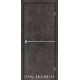 Двері DECO LOFT PLATO DLP-01 Корфад лофт бетон глухе + декор (нікель)