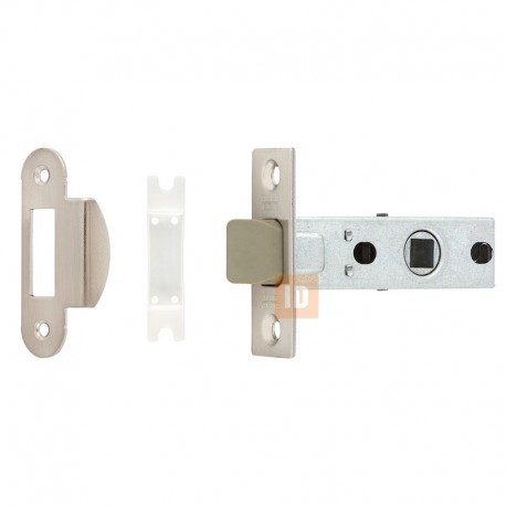 Замок-защіпка HISAR HD-02 (PL) (25 мм) SN (нікель матовий) пластиковий язичок