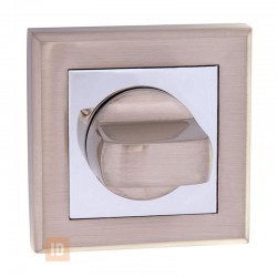 Накладка-поворотник HISAR NS WC (AF-2) SN/CP (никель матовый/хром)