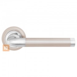 Дверні ручки MVM A-1209 SN/CP (нікель матовий/хром)