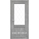 Двери КОРФАД CLASSICO CL-02 (со штапиком) эш-вайт со стеклом (сатин матовый)