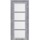 Двери Avant Darumi серый бетон со стеклом (сатин матовый)
