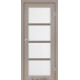 Двери Avant Darumi серый краст со стеклом (сатин матовый)