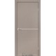 Двери Plato Line PTL-03 Darumi серый краст глухое + декор (никель)