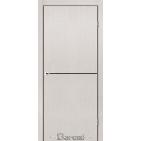 Двері Plato Line PTL-03 Darumi дуб ольс глухе + декор (чорний)