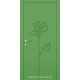 Двери Авангард Flora FL 3 глухое с фрезеровкой шелковистый мат