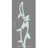 Двери Авангард Flora FL 18 с накладным элементом шелковистый мат