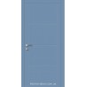 Двері Авангард Line AL4 глухе з фрезеруванням шовковистий мат