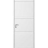 Двери Авангард Line AL 2.2 глухое с фрезеровкой белый шелковистый мат