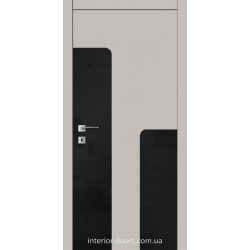 Двери Авангард Futura FТ.7.L со вставкой шпона шелковистый мат или глянцевый